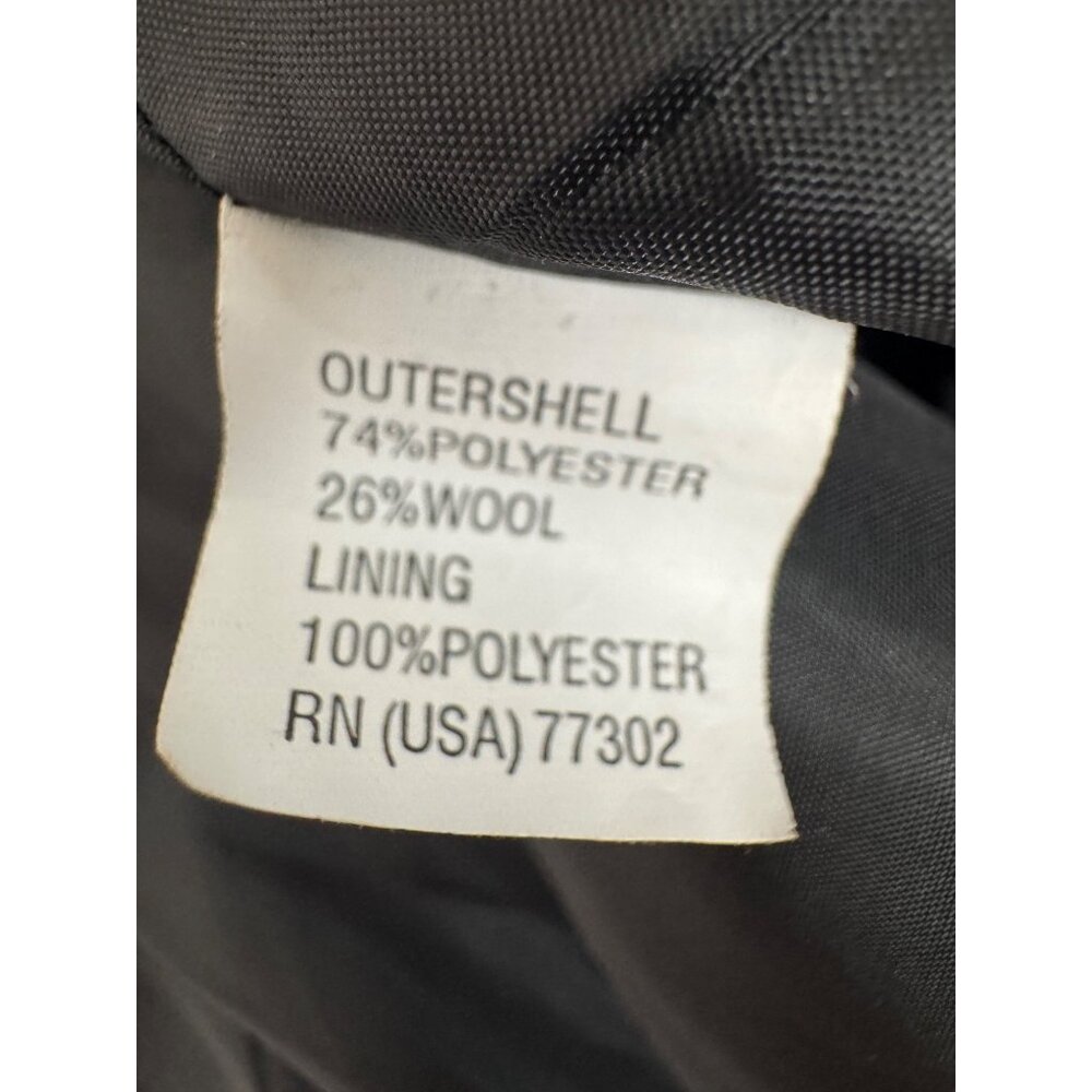 Zara Basic XL Houndstooth Wool Blend Detail Jacket - Picture 6 of 10